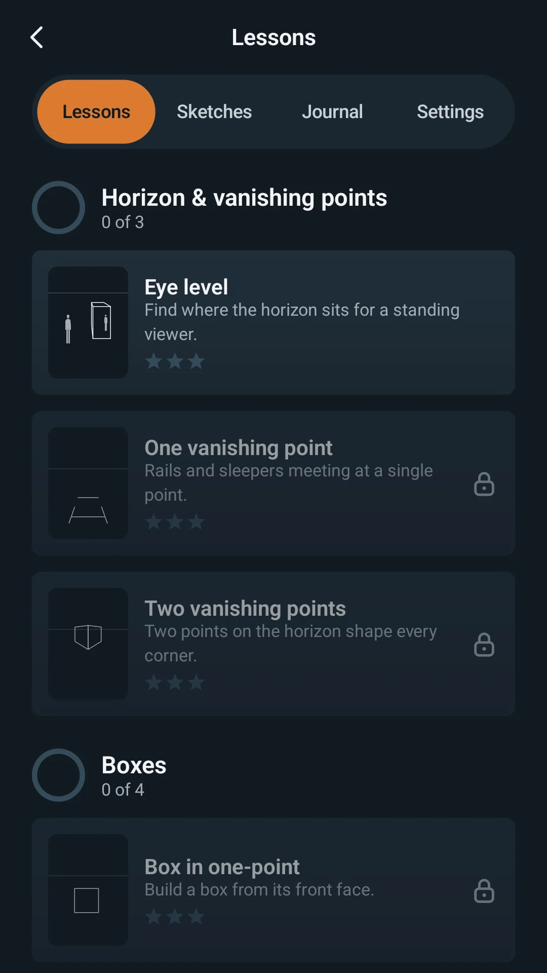 Reno lessons list